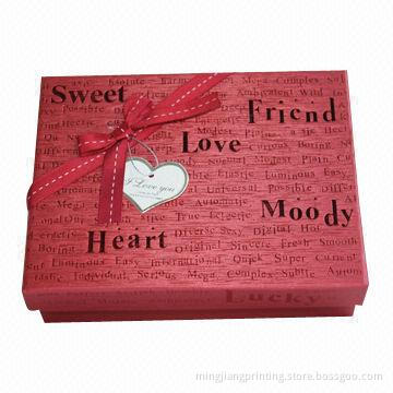 Gift Box for Valentine's Day Gifts, ODM and OEM Orders Accepted